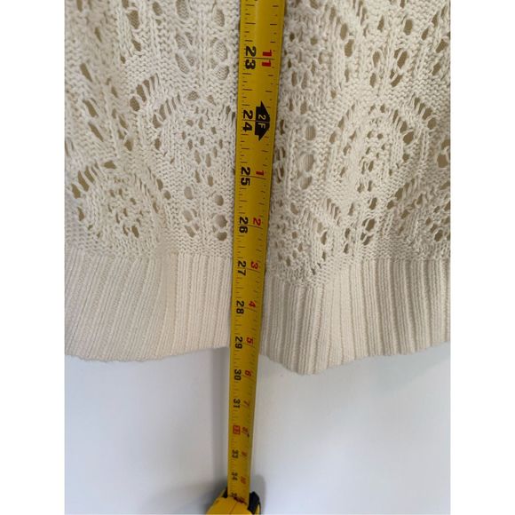 Christopher & Banks 100% Cotton Knit 3/4 Sleeves Cardigan Size XL - Picture 6 of 12